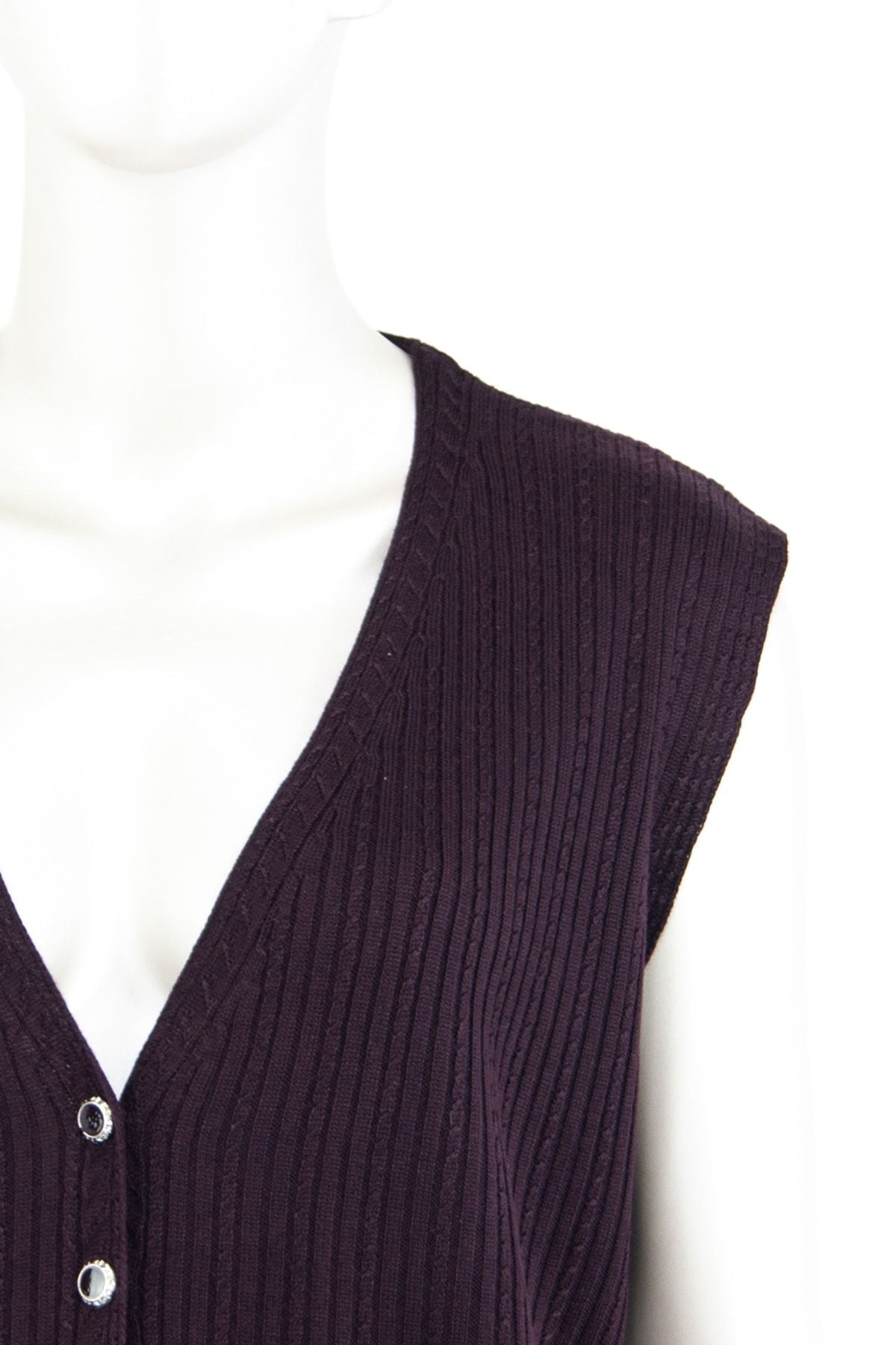 Kadın Desenli Önü Üç Düğmeli Çift Cepli Normal Kesim Likralı Merserize Dokuma Anne Yelek