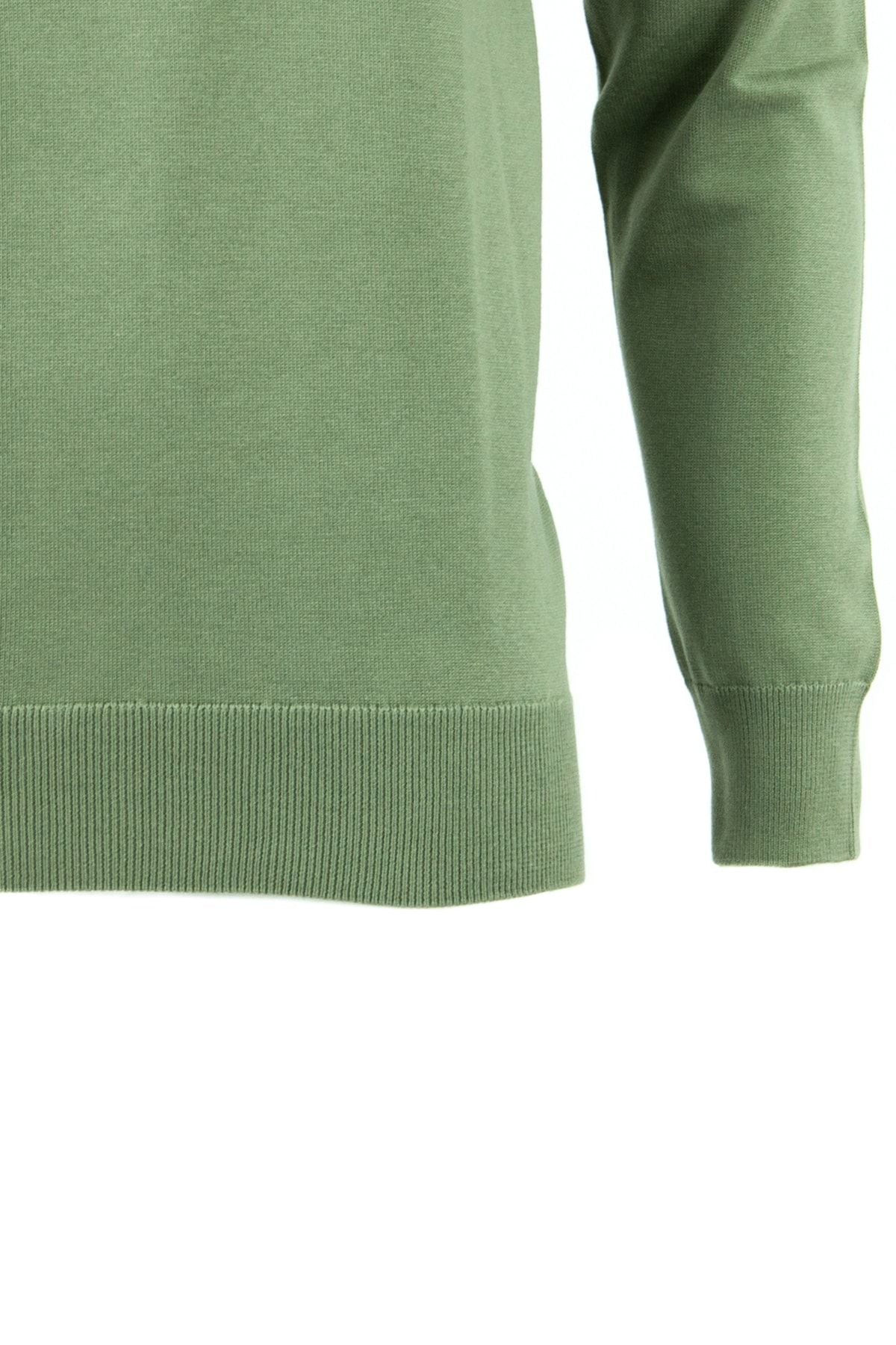 Erkek Kışlık Doğal Pamuklu Triko Ince Örme Yarım Balıkçı Yaka Kazak Klasik Model