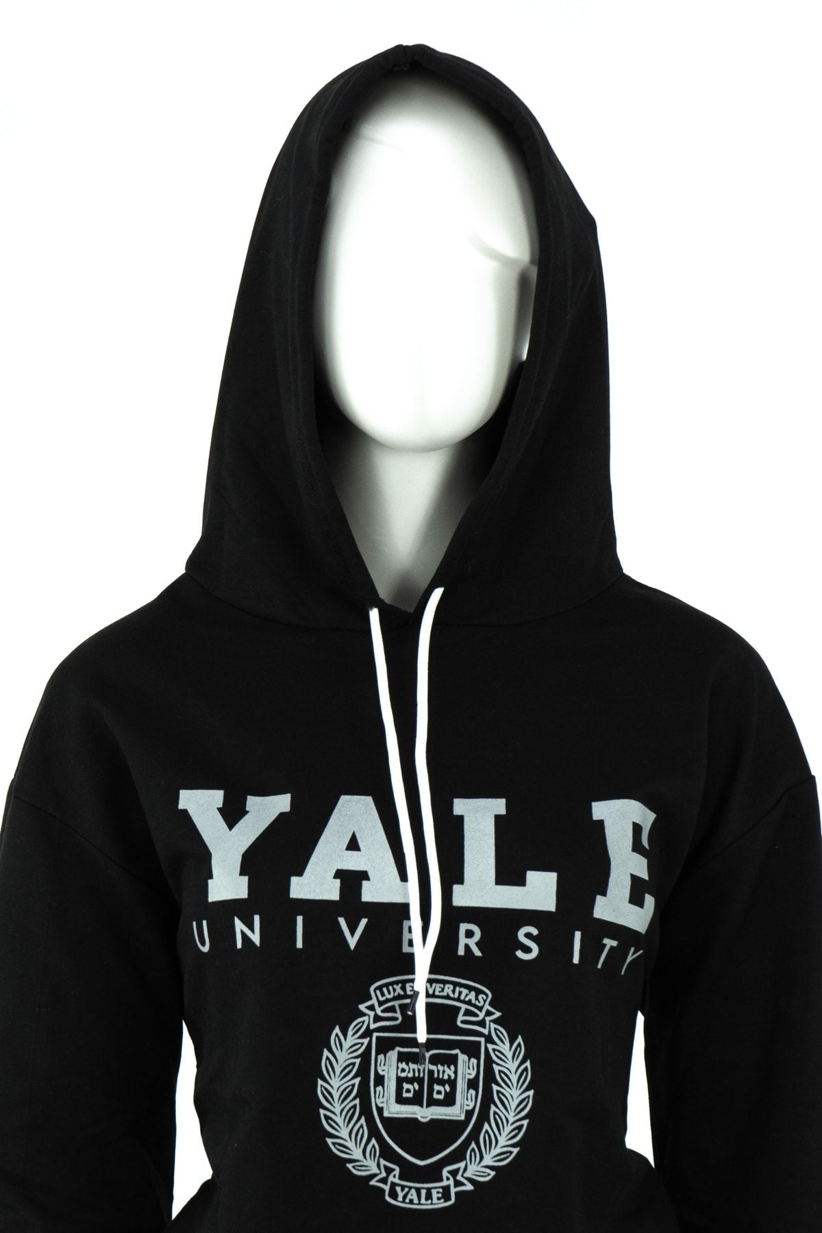 Kadın Moda Desenli Sportif Rahat Kesim Uzun Kollu Kapüşonlu Sweatshirt