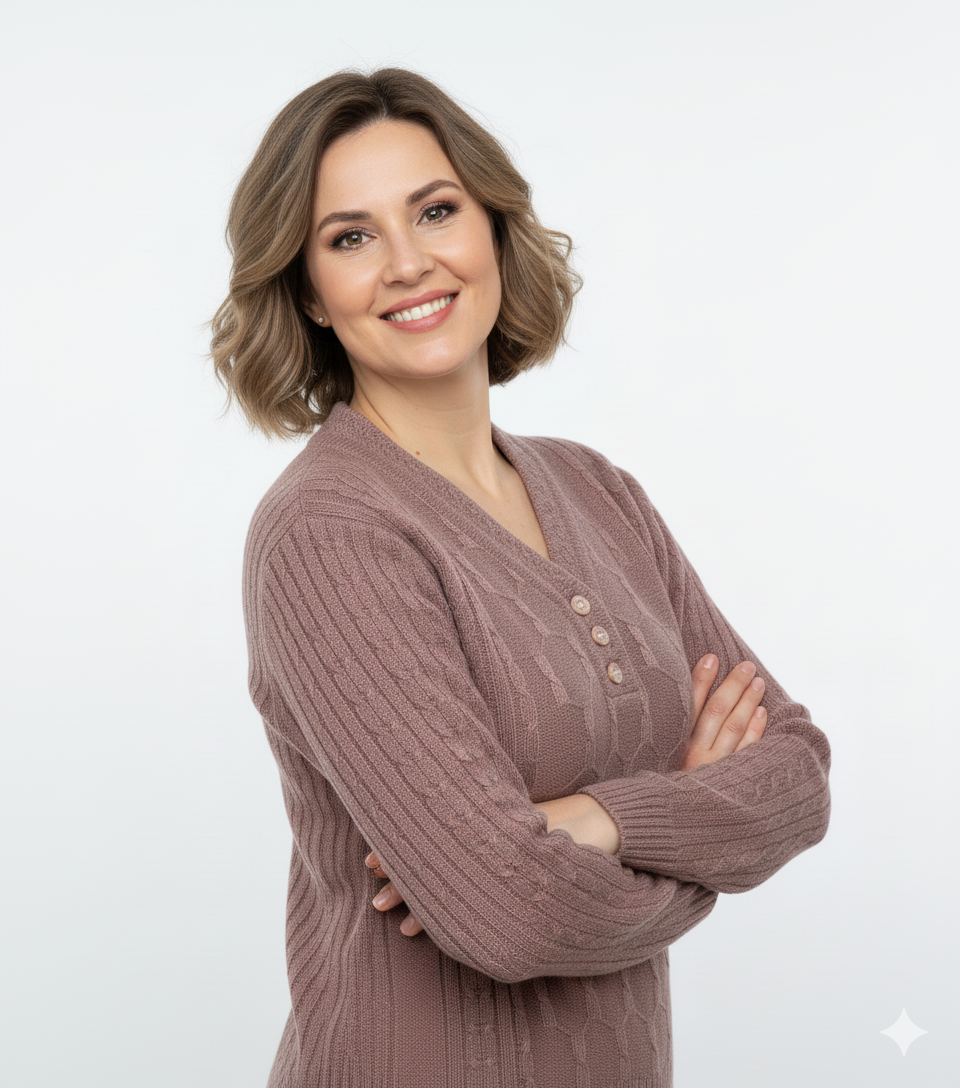 Oppland Kadın Kışlık Triko Kazak Kardelen Örme V Yaka Yumuşacık Rahat Tam Kalıp