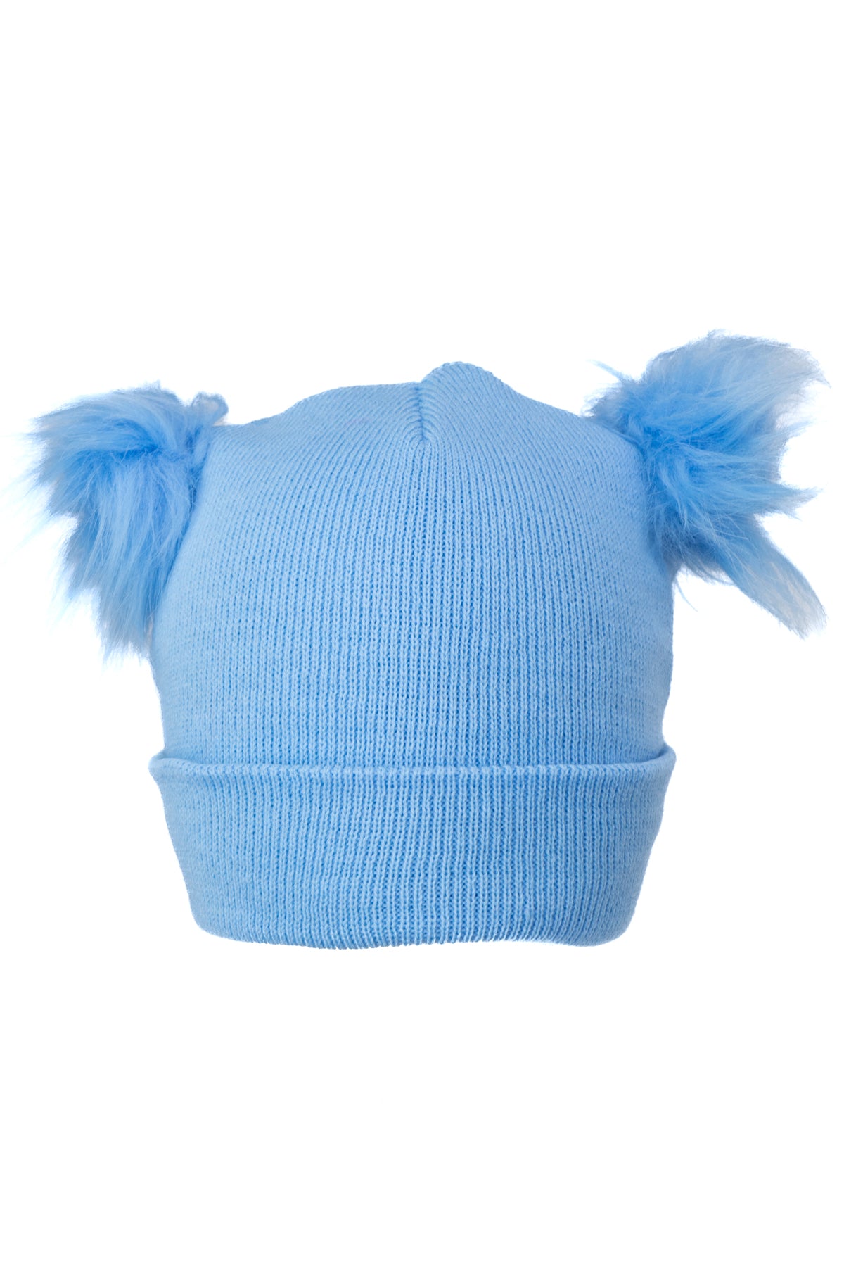 Oppland Kız Çocuk Kışlık Kalın Bere Çift Ponpon Model Pamuklu Katlamalı Sıcak Tutar Esnek Rüzgar Geçirmez Rahat Tasarım