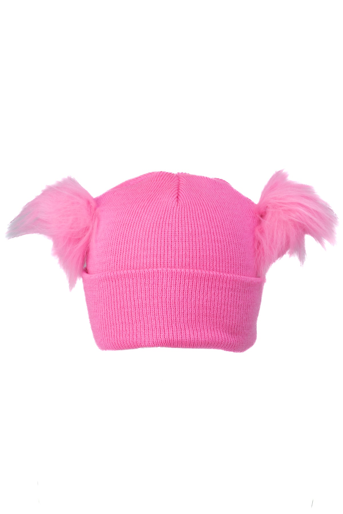 Oppland Kız Çocuk Kışlık Kalın Bere Çift Ponpon Model Pamuklu Katlamalı Sıcak Tutar Esnek Rüzgar Geçirmez Rahat Tasarım