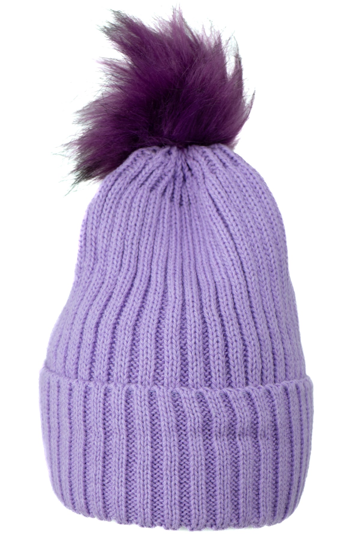 Oppland Kadın Kışlık Kalın Ponponlu Bere Pamuklu Katlamalı Sıcak Tutar Esnek Rüzgar Geçirmez Rahat Tasarım