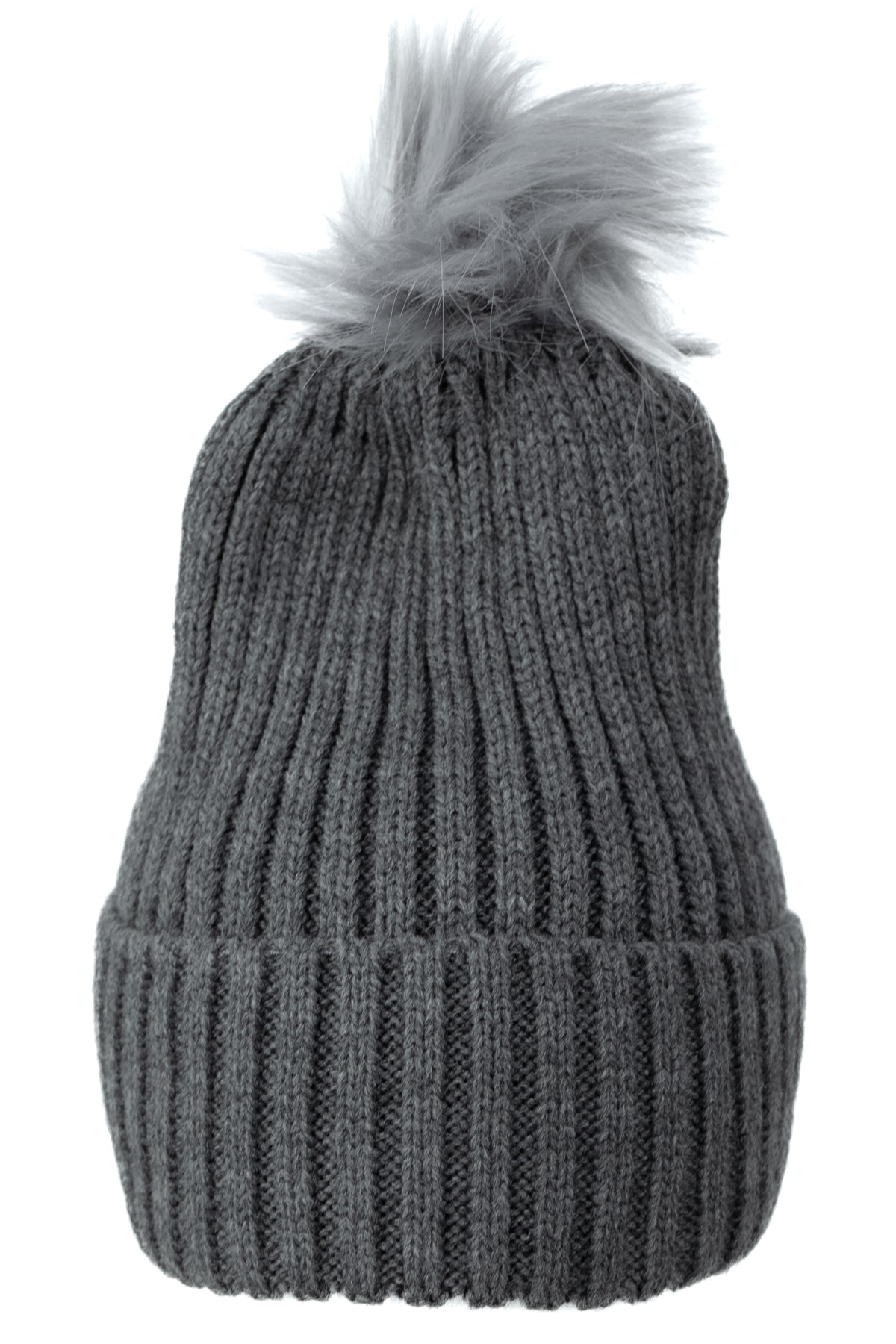 Oppland Kadın Kışlık Kalın Ponponlu Bere Pamuklu Katlamalı Sıcak Tutar Esnek Rüzgar Geçirmez Rahat Tasarım