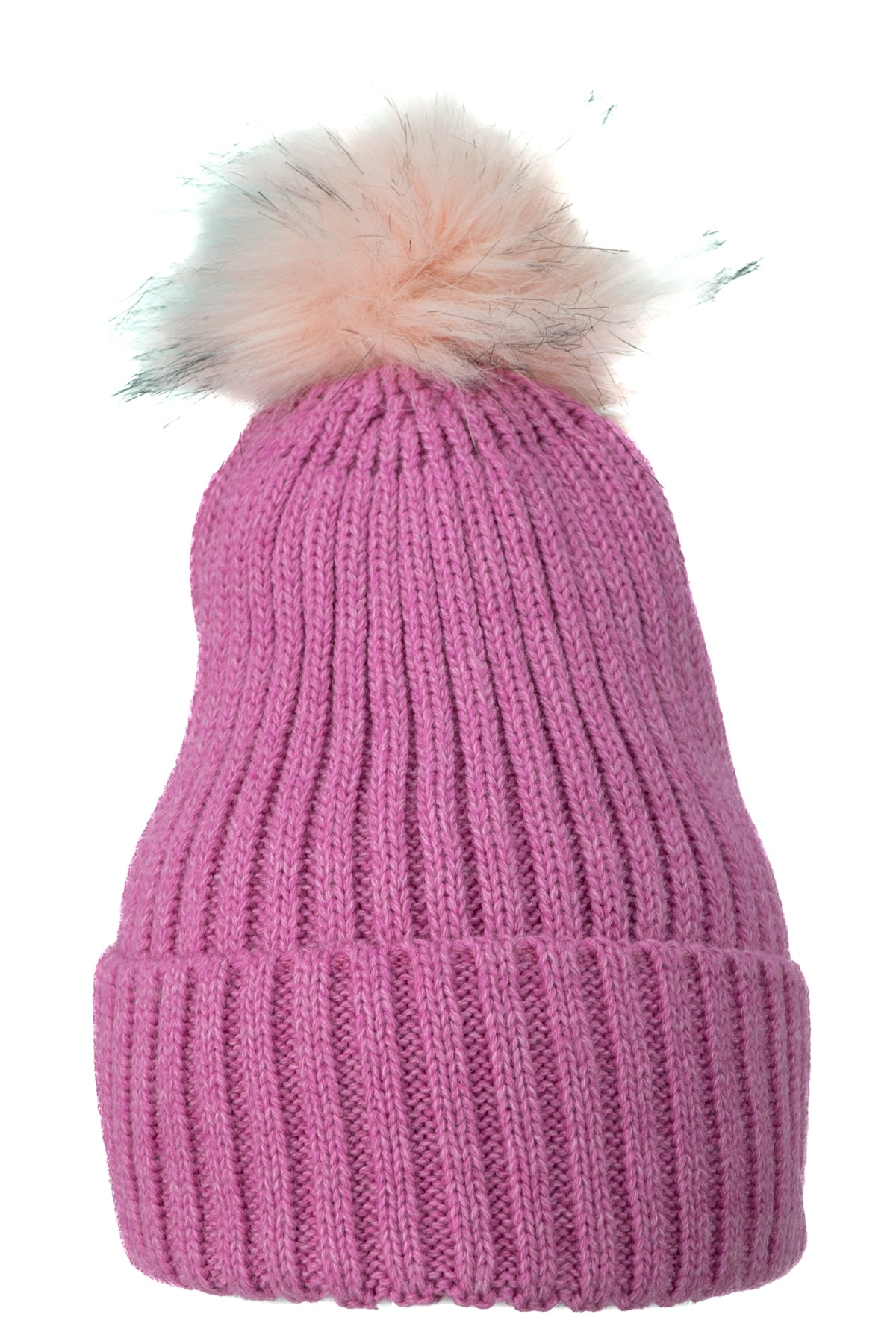 Oppland Kadın Kışlık Kalın Ponponlu Bere Pamuklu Katlamalı Sıcak Tutar Esnek Rüzgar Geçirmez Rahat Tasarım