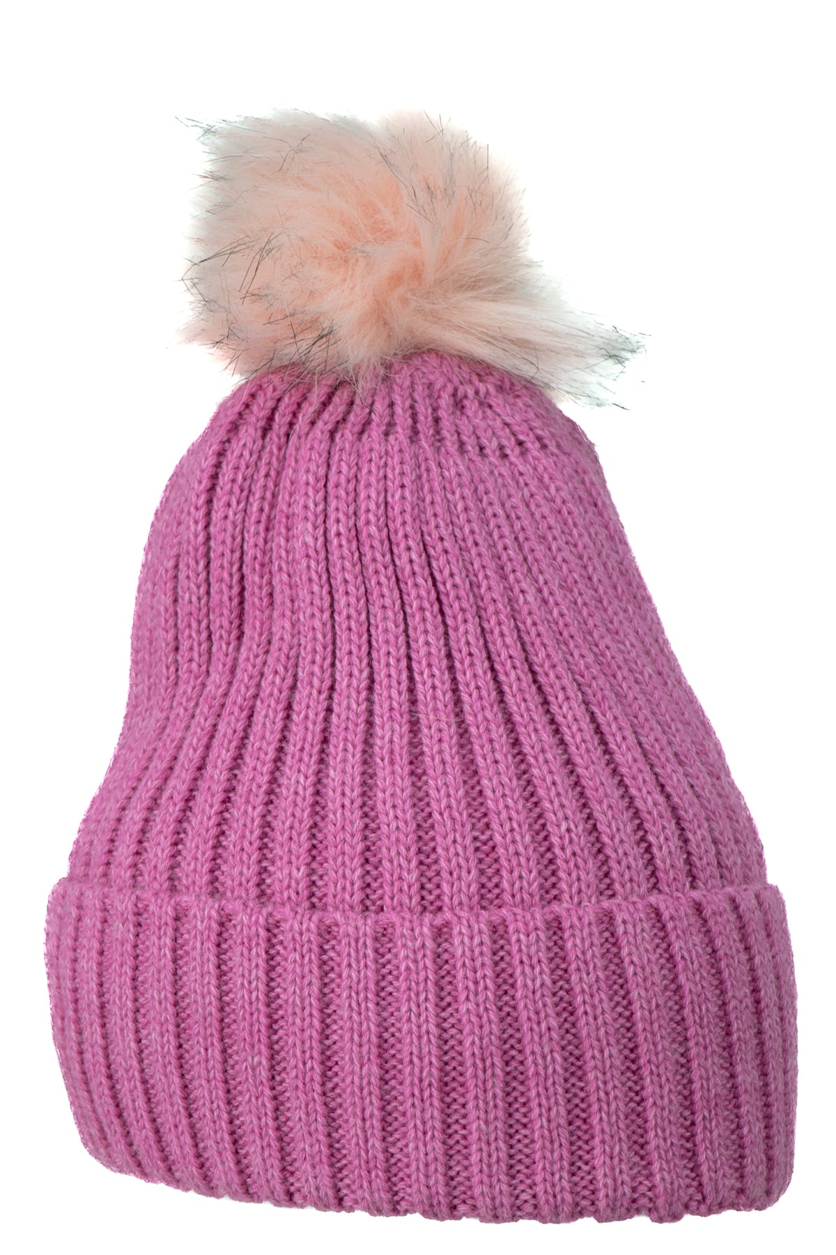 Oppland Kadın Kışlık Kalın Ponponlu Bere Pamuklu Katlamalı Sıcak Tutar Esnek Rüzgar Geçirmez Rahat Tasarım