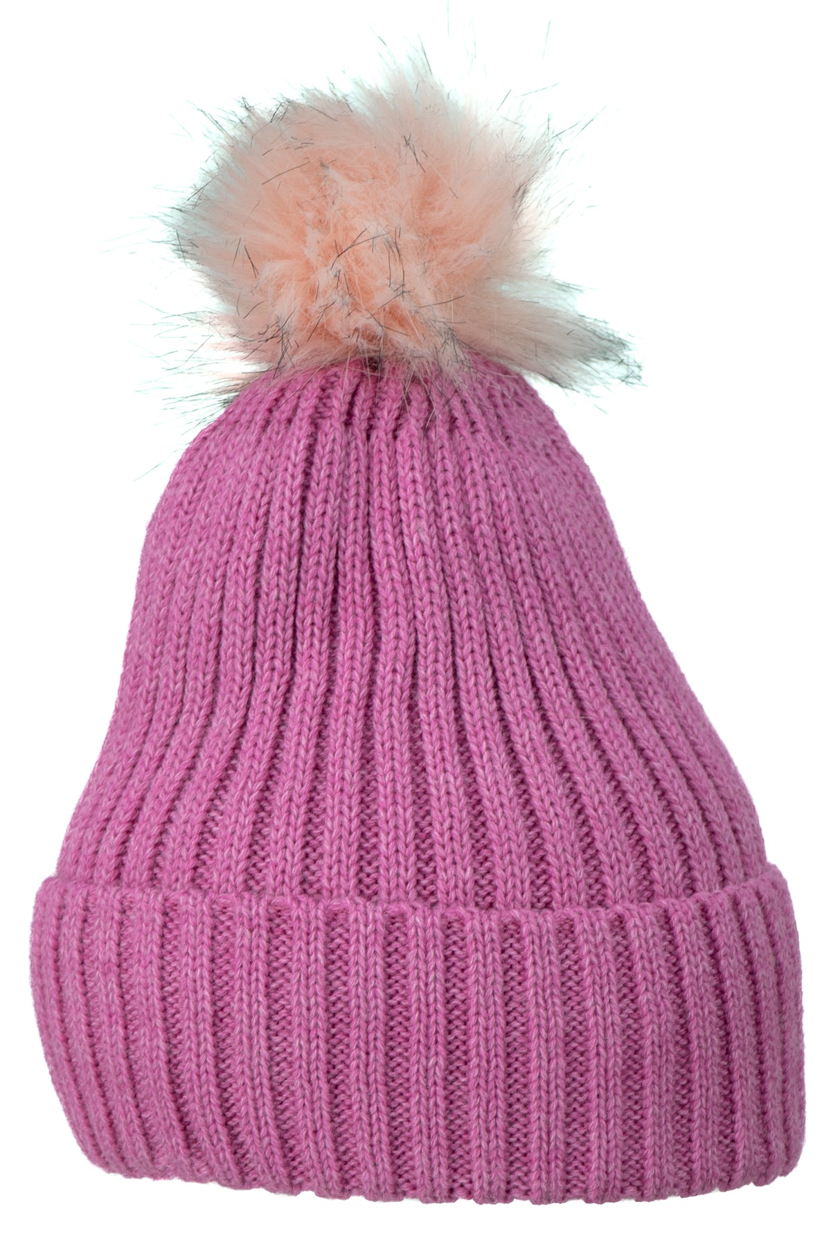 Oppland Kadın Kışlık Kalın Ponponlu Bere Pamuklu Katlamalı Sıcak Tutar Esnek Rüzgar Geçirmez Rahat Tasarım