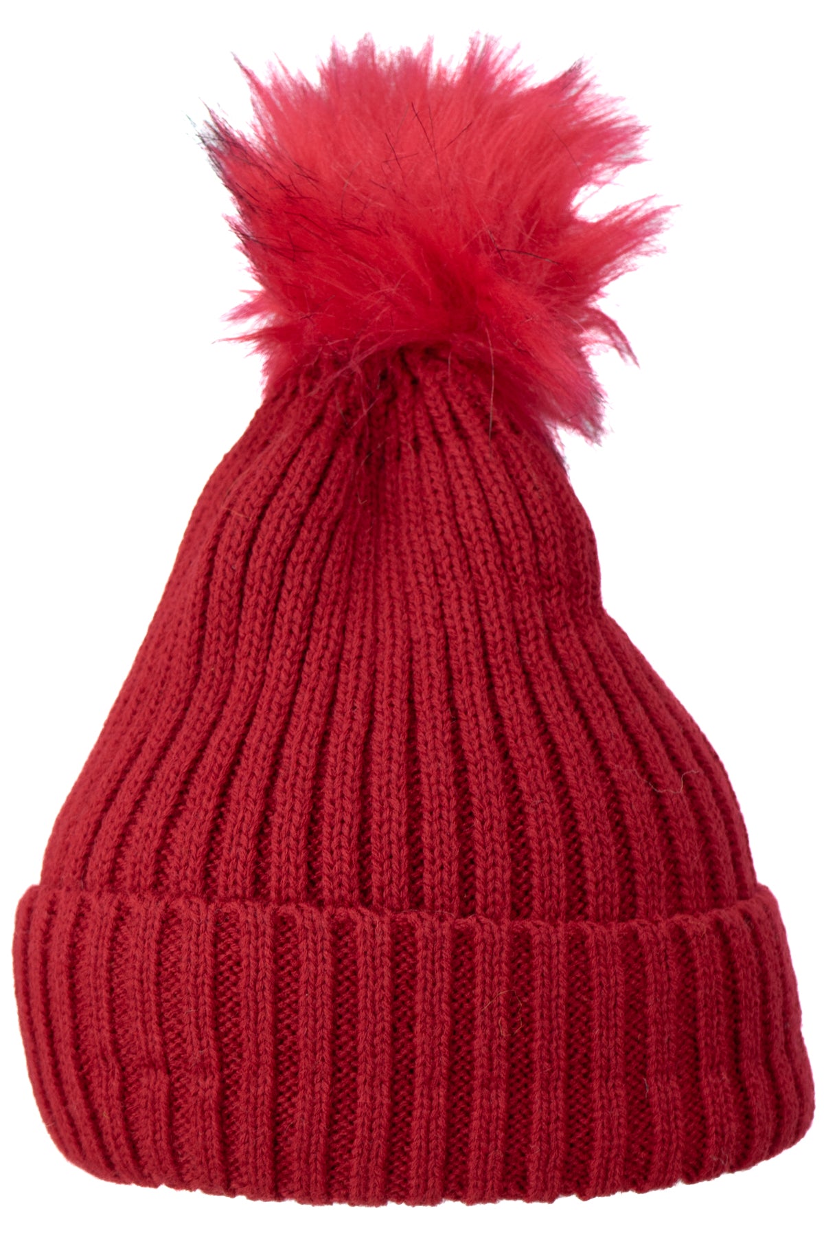 Oppland Kadın Kışlık Kalın Ponponlu Bere Pamuklu Katlamalı Sıcak Tutar Esnek Rüzgar Geçirmez Rahat Tasarım