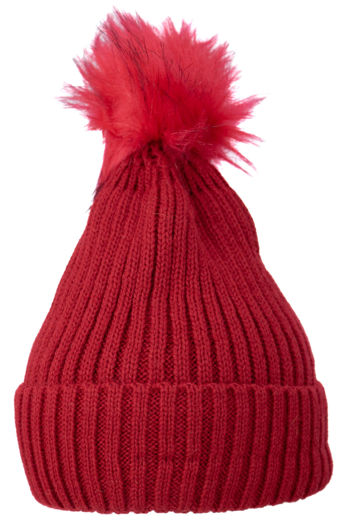 Oppland Kadın Kışlık Kalın Ponponlu Bere Pamuklu Katlamalı Sıcak Tutar Esnek Rüzgar Geçirmez Rahat Tasarım