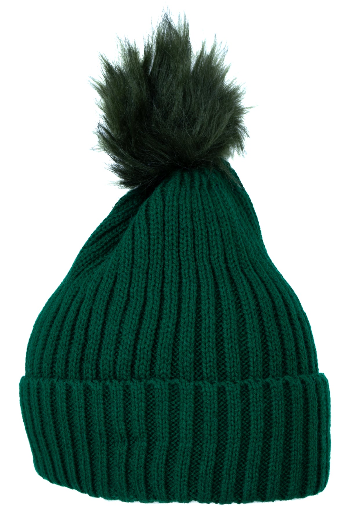 Oppland Kadın Kışlık Kalın Ponponlu Bere Pamuklu Katlamalı Sıcak Tutar Esnek Rüzgar Geçirmez Rahat Tasarım