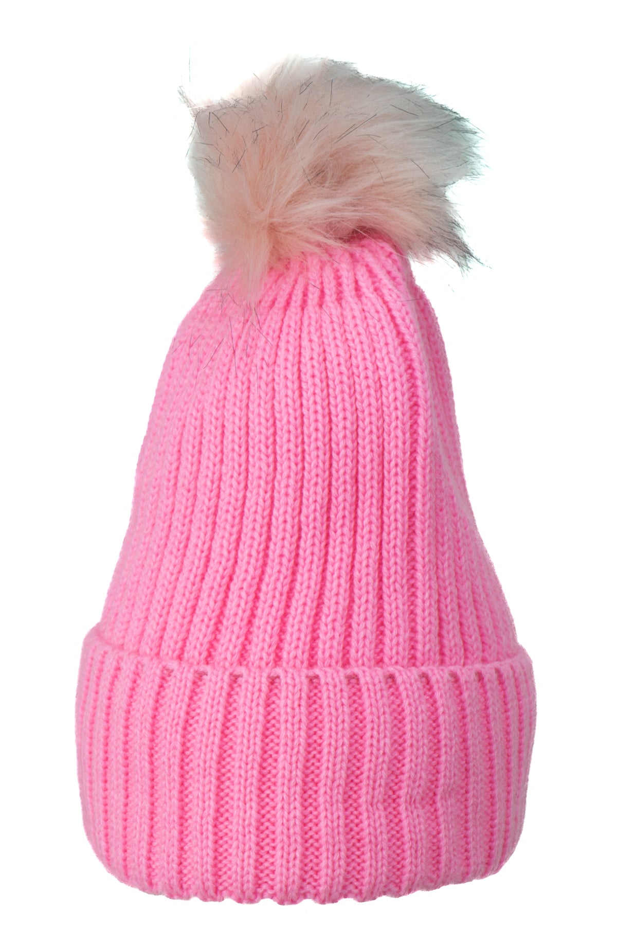 Oppland Kadın Kışlık Kalın Ponponlu Bere Pamuklu Katlamalı Sıcak Tutar Esnek Rüzgar Geçirmez Rahat Tasarım