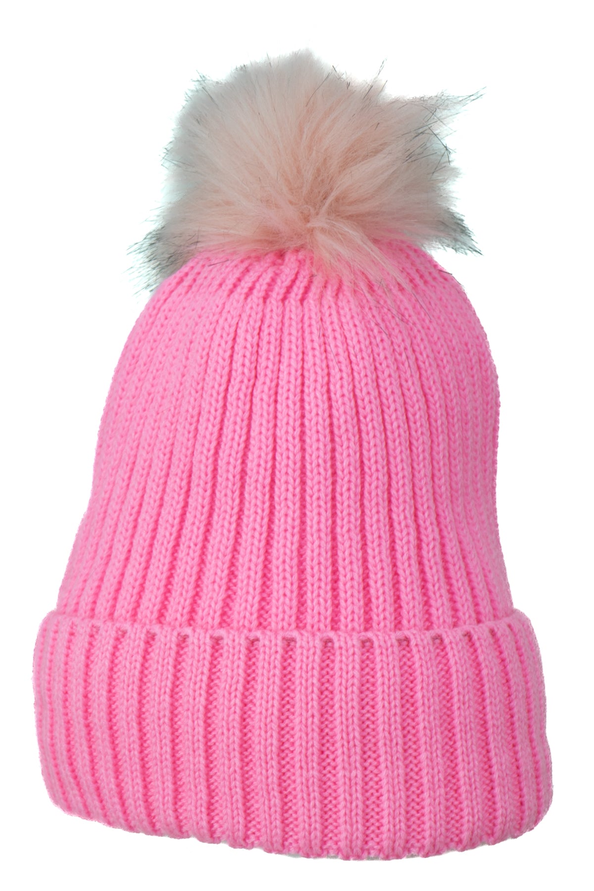 Oppland Kadın Kışlık Kalın Ponponlu Bere Pamuklu Katlamalı Sıcak Tutar Esnek Rüzgar Geçirmez Rahat Tasarım