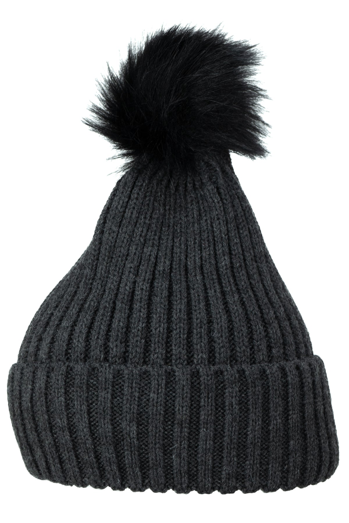 Oppland Kadın Kışlık Kalın Ponponlu Bere Pamuklu Katlamalı Sıcak Tutar Esnek Rüzgar Geçirmez Rahat Tasarım