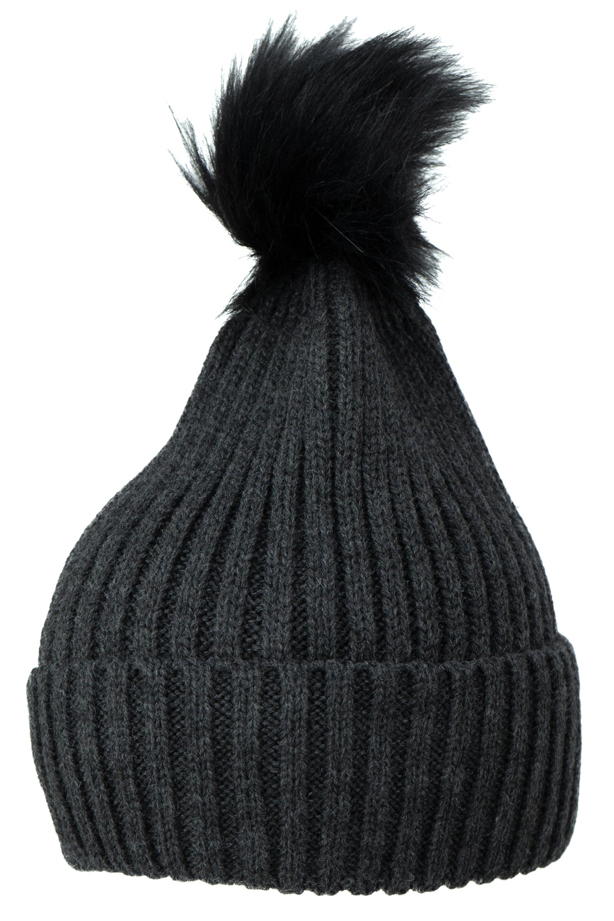 Oppland Kadın Kışlık Kalın Ponponlu Bere Pamuklu Katlamalı Sıcak Tutar Esnek Rüzgar Geçirmez Rahat Tasarım