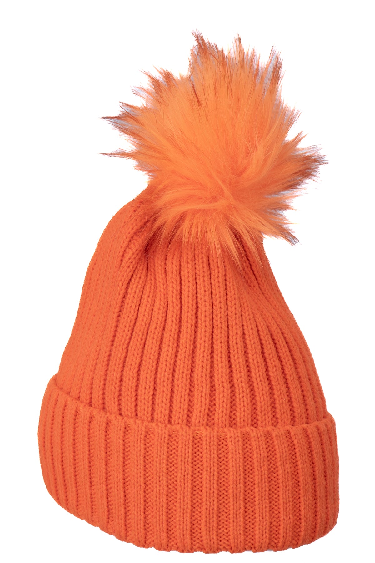 Oppland Kadın Kışlık Kalın Ponponlu Bere Pamuklu Katlamalı Sıcak Tutar Esnek Rüzgar Geçirmez Rahat Tasarım