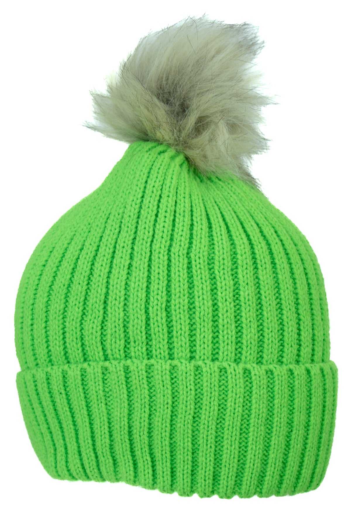 Oppland Kadın Kışlık Kalın Ponponlu Bere Pamuklu Katlamalı Sıcak Tutar Esnek Rüzgar Geçirmez Rahat Tasarım