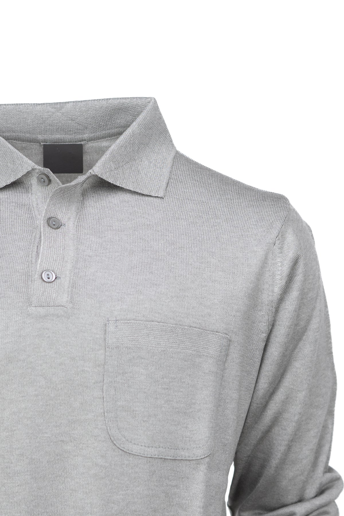 Oppland Erkek Kazak Premium Yün Tarzı Klasik Polo Yaka Düğmeli Cepli Rahat Tam Kalıp