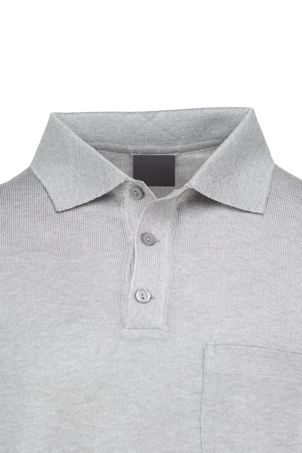 Oppland Erkek Kazak Premium Yün Tarzı Klasik Polo Yaka Düğmeli Cepli Rahat Tam Kalıp