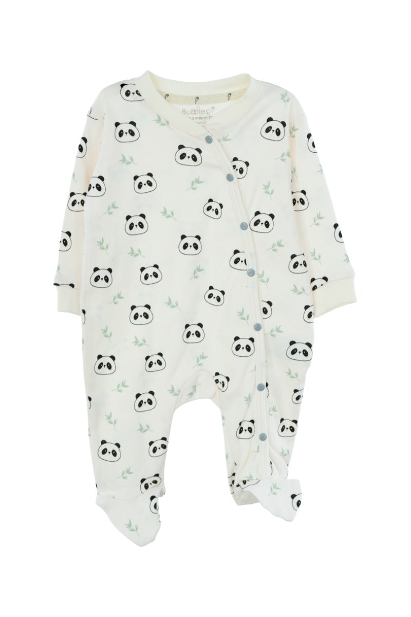 Oppland Erkek Bebek Tulum 0-3 ve 3-6 Aylık Bereli Organik %100 Pamuk Kumaş Uzun Kol Çıtçıtlı OPEBT26BUBMOD53