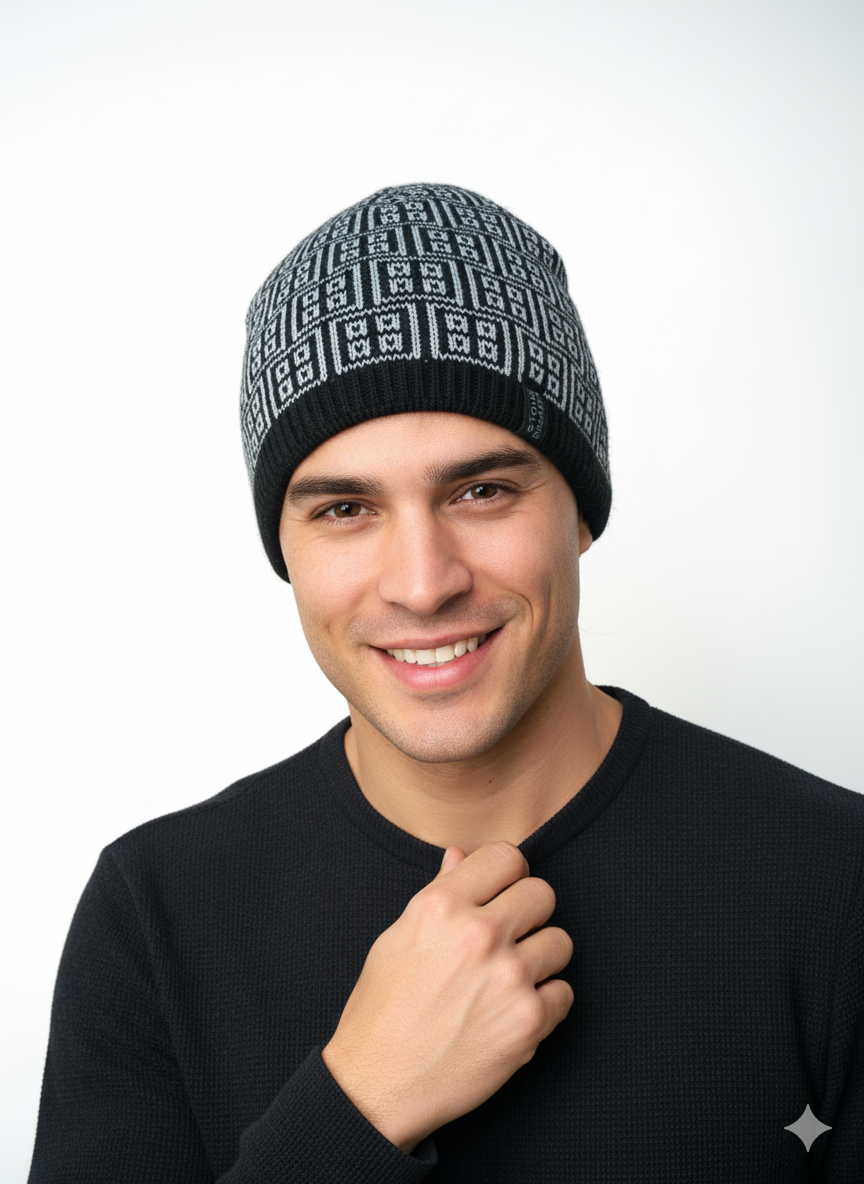 Erkek Kışlık Kalın Bere Pamuklu Carlo Model Sıcak Tutar Esnek Rüzgar Geçirmez Rahat Tasarım