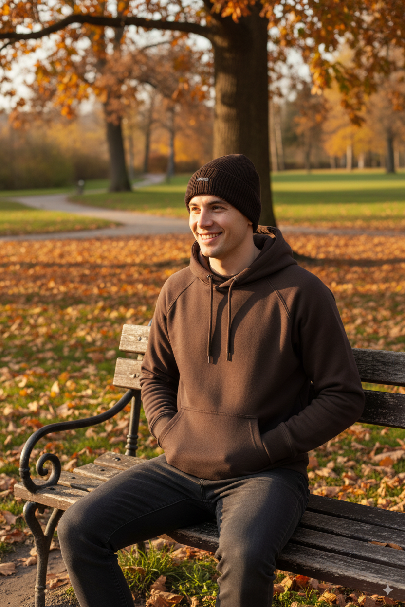 Erkek Kışlık Kalın Bere Pamuklu Katlamalı Stone Model Sıcak Tutar Esnek Rüzgar Geçirmez