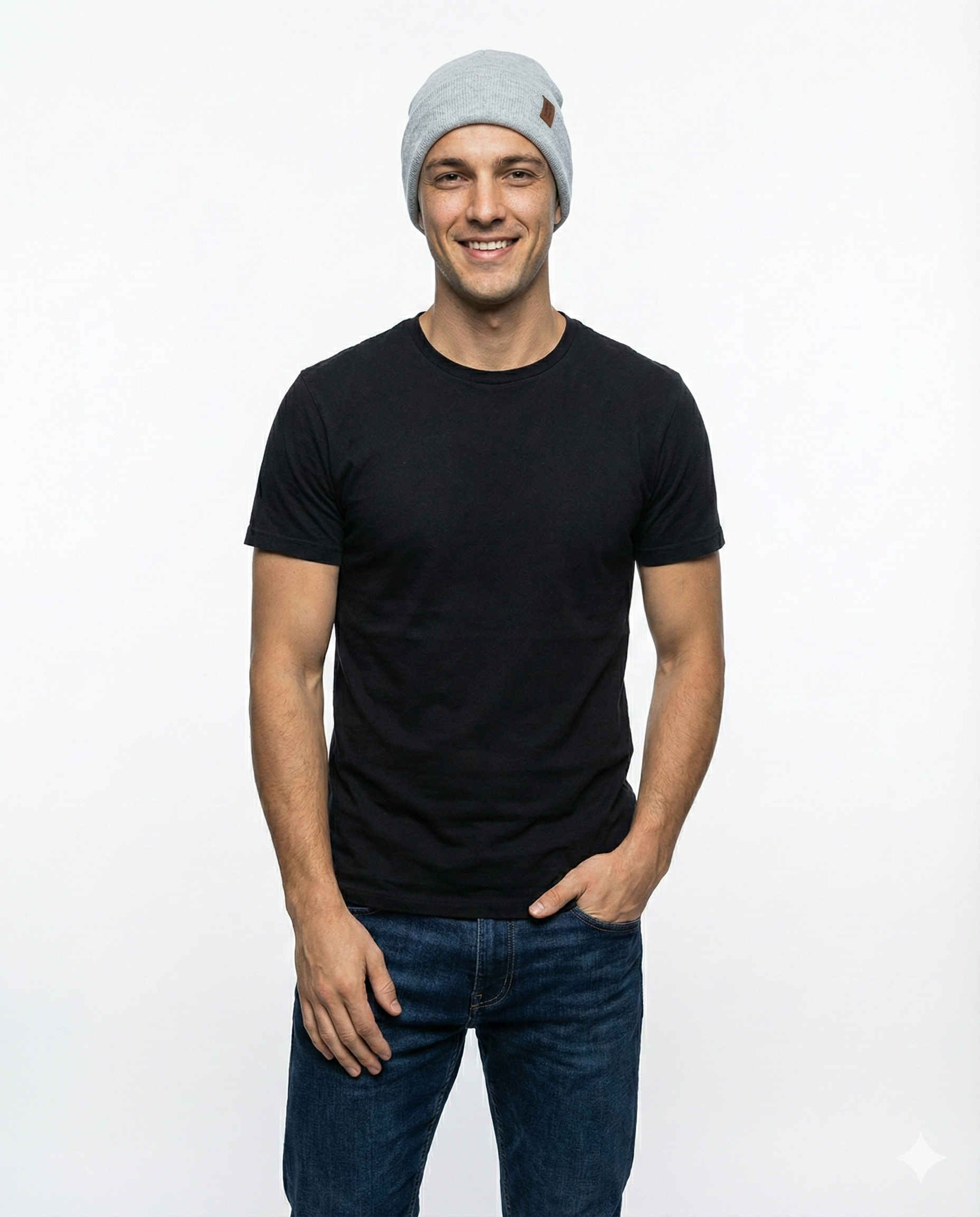 Erkek Kışlık Bere Katlamalı Model Pamuklu Nefes Alabilir Esnek Rüzgar Geçirmez Soft Hafif