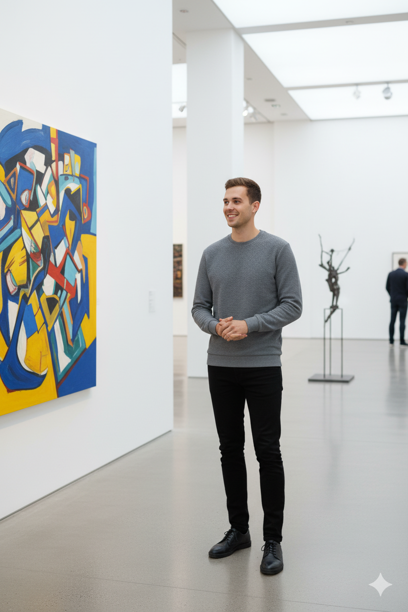 Erkek Mevsimlik Doğal Pamuklu Şık Sweatshirt Bisiklet Yaka Panolu Rahat Kesim Tam Kalıp