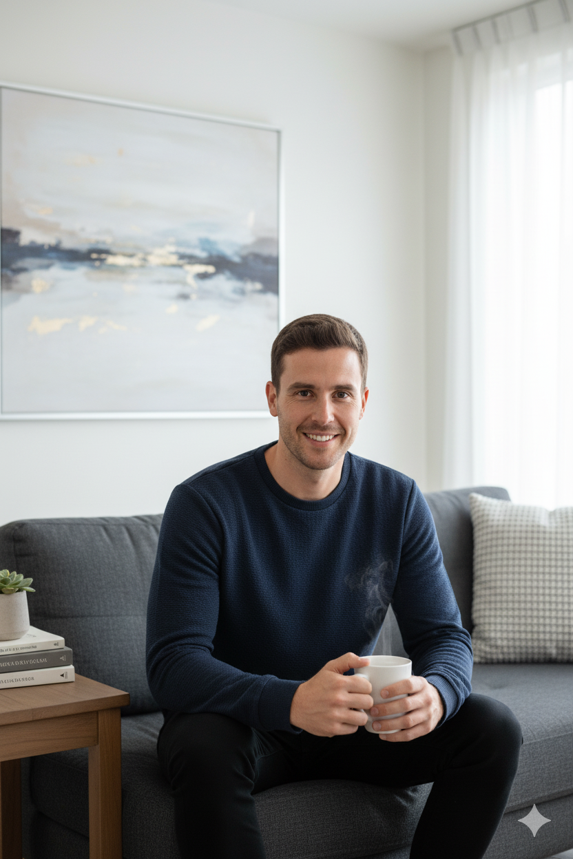 Erkek Mevsimlik Doğal Pamuklu Şık Sweatshirt Bisiklet Yaka Panolu Rahat Kesim Tam Kalıp