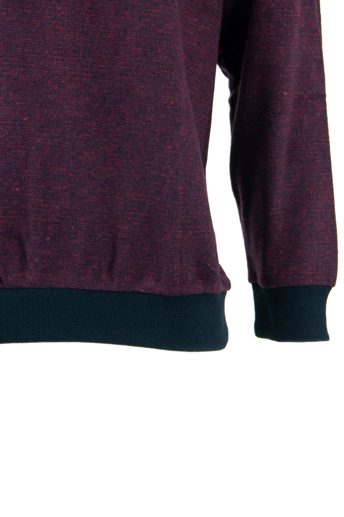 Erkek Kışlık Düğmeli Bisiklet Yaka Armalı Uzun Kollu Kırçıllı Şardonlu Pamuklu Dokuma Kazak