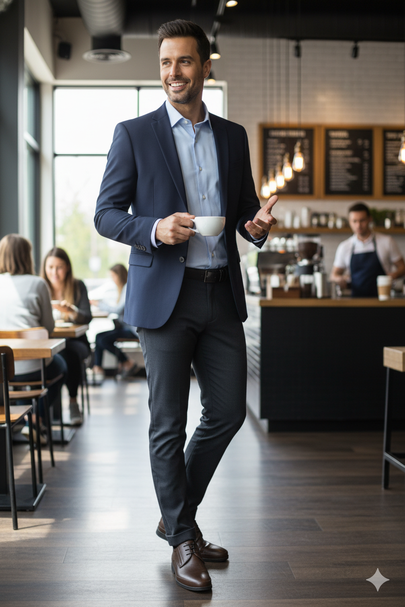 Erkek Bağcıklı Poli Taban Comfort Model Tam Kalıp Hakiki Deri Ortopedik Klasik Ayakkabı