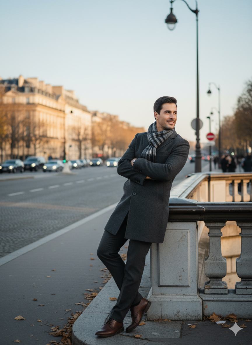 Oppland Erkek Kışlık Atkı Çizgili Pamuklu Örme Püsküllü Yumuşak Dokulu Şık Ve Sıcak Tutan Model