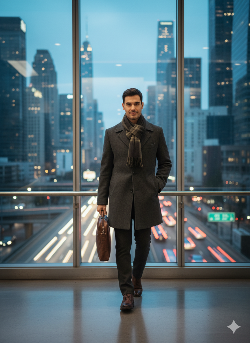 Oppland Erkek Kışlık Atkı Çizgili Pamuklu Örme Püsküllü Yumuşak Dokulu Şık Ve Sıcak Tutan Model