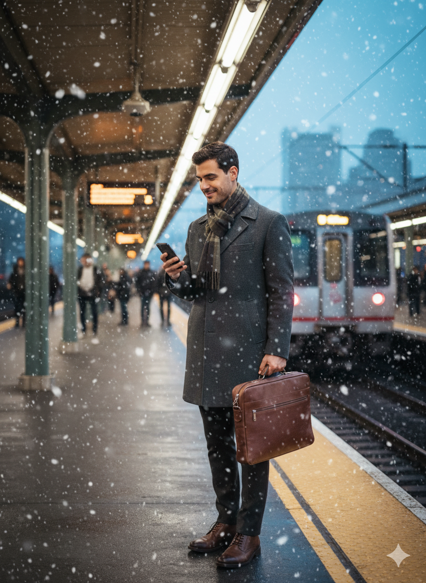 Oppland Erkek Kışlık Atkı Çizgili Pamuklu Örme Püsküllü Yumuşak Dokulu Şık Ve Sıcak Tutan Model