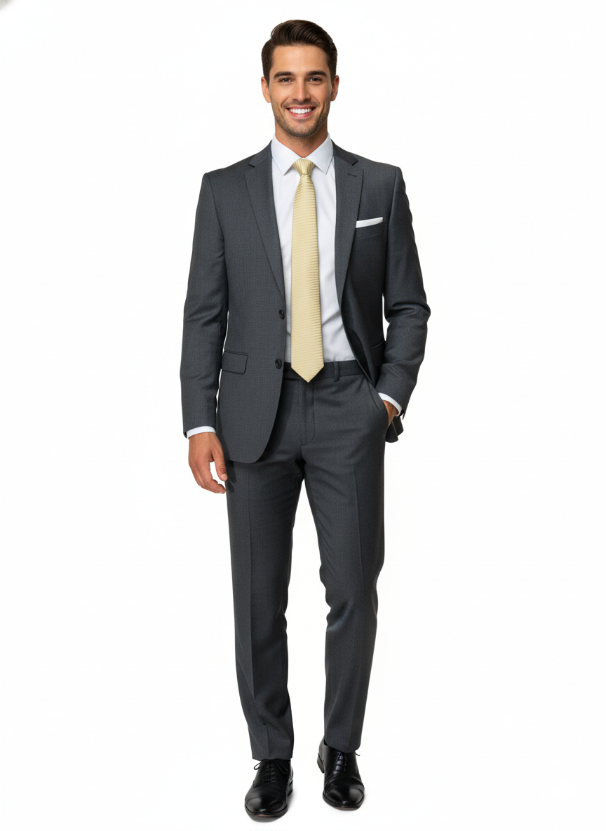 Oppland Erkek Kravat Klasik Mendilli Şık Kolay Şekil Alabilen Leke Tutmaz Pastel Tasarım Slim Model ince Uyumlu Tasarım