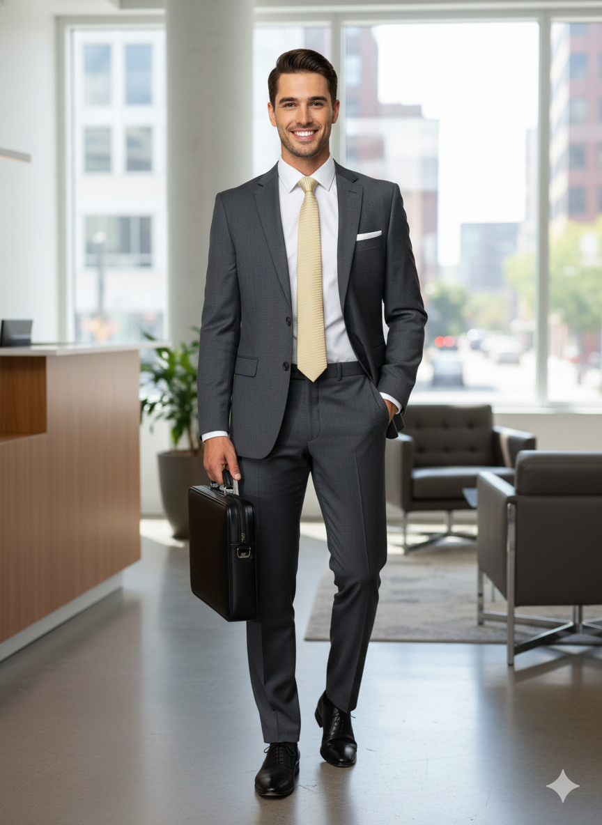 Oppland Erkek Kravat Klasik Mendilli Şık Kolay Şekil Alabilen Leke Tutmaz Pastel Tasarım Slim Model ince Uyumlu Tasarım