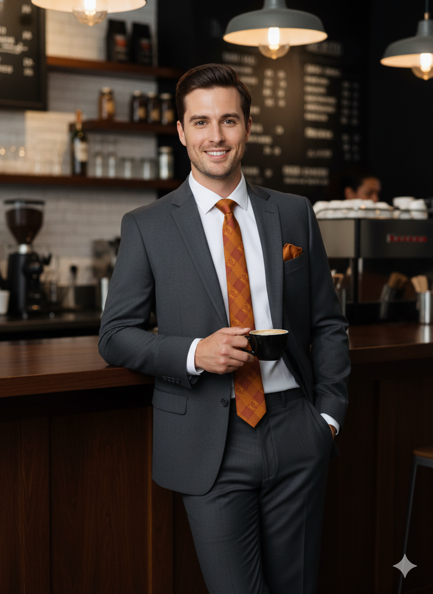 Oppland Erkek Kravat Klasik Mendilli Şık Kolay Şekil Alabilen Leke Tutmaz Pastel Tasarım Slim Model ince Uyumlu Tasarım