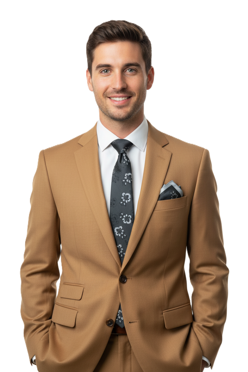 Oppland Erkek Kravat Klasik Mendilli Şık Kolay Şekil Alabilen Leke Tutmaz Mühür Model Uyumlu Geniş Tasarım