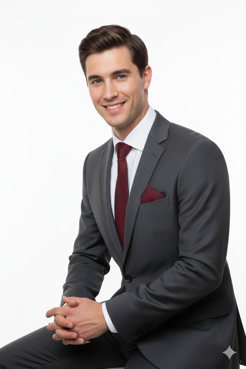 Oppland Erkek Kravat Klasik Mendilli Şık Kolay Şekil Alabilen Leke Tutmaz Zirve Model Uyumlu Geniş Tasarım