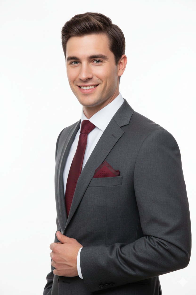 Oppland Erkek Kravat Klasik Mendilli Şık Kolay Şekil Alabilen Leke Tutmaz Zirve Model Uyumlu Geniş Tasarım