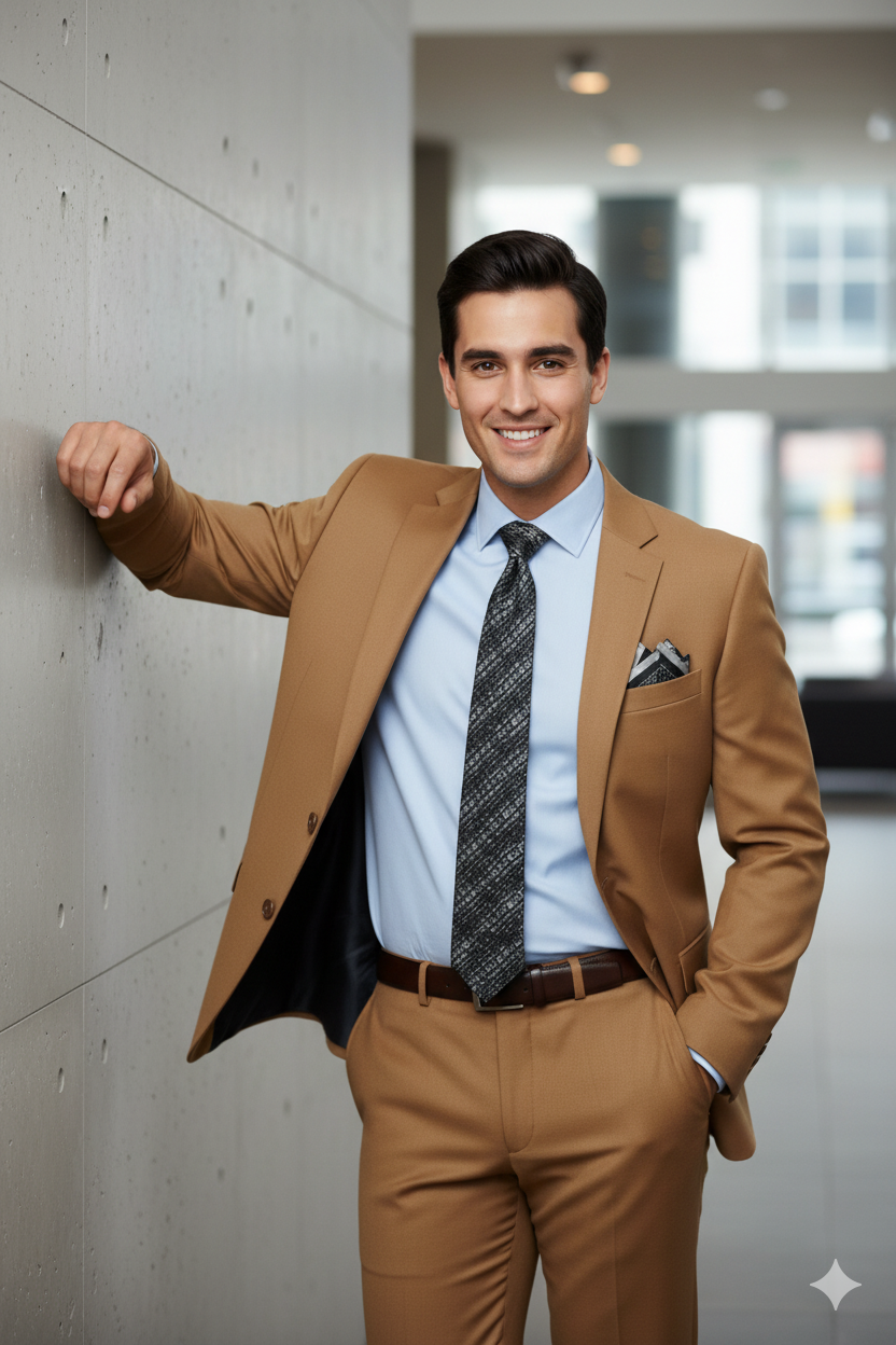 Oppland Erkek Kravat Klasik Mendilli Şık Kolay Şekil Alabilen Leke Tutmaz Mühür Model Uyumlu Geniş Tasarım