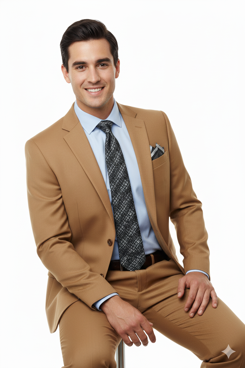 Oppland Erkek Kravat Klasik Mendilli Şık Kolay Şekil Alabilen Leke Tutmaz Mühür Model Uyumlu Geniş Tasarım