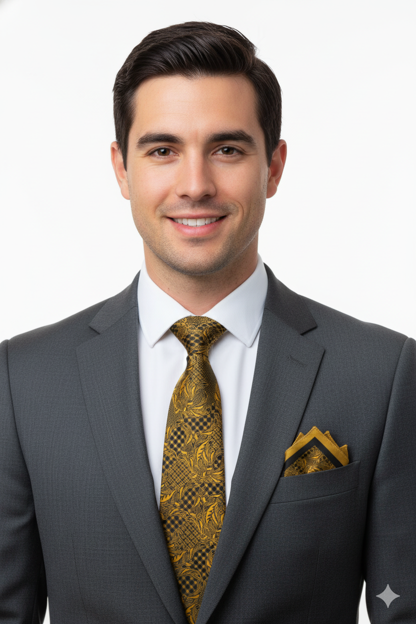 Oppland Erkek Kravat Klasik Mendilli Şık Kolay Şekil Alabilen Leke Tutmaz Zirve Model Uyumlu Geniş Tasarım