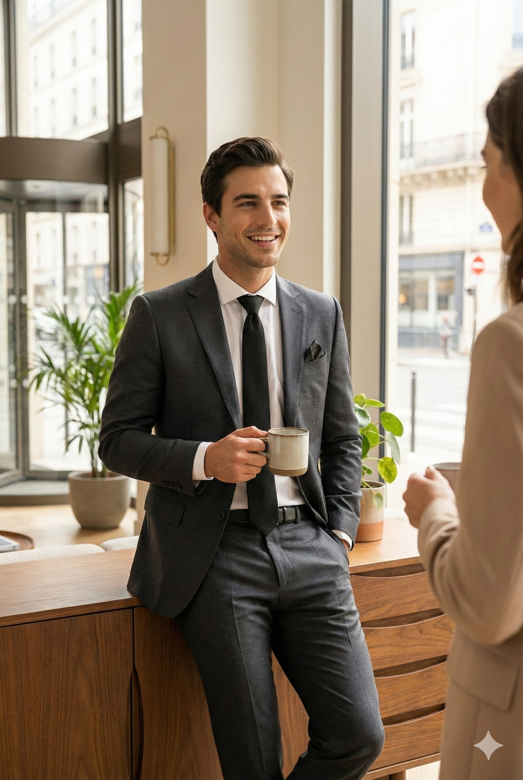 Erkek Kravat Klasik Mendilli Şık Kolay Şekil Alan Leke Tutmaz Küçük Kare Desenli Dar Tasarım