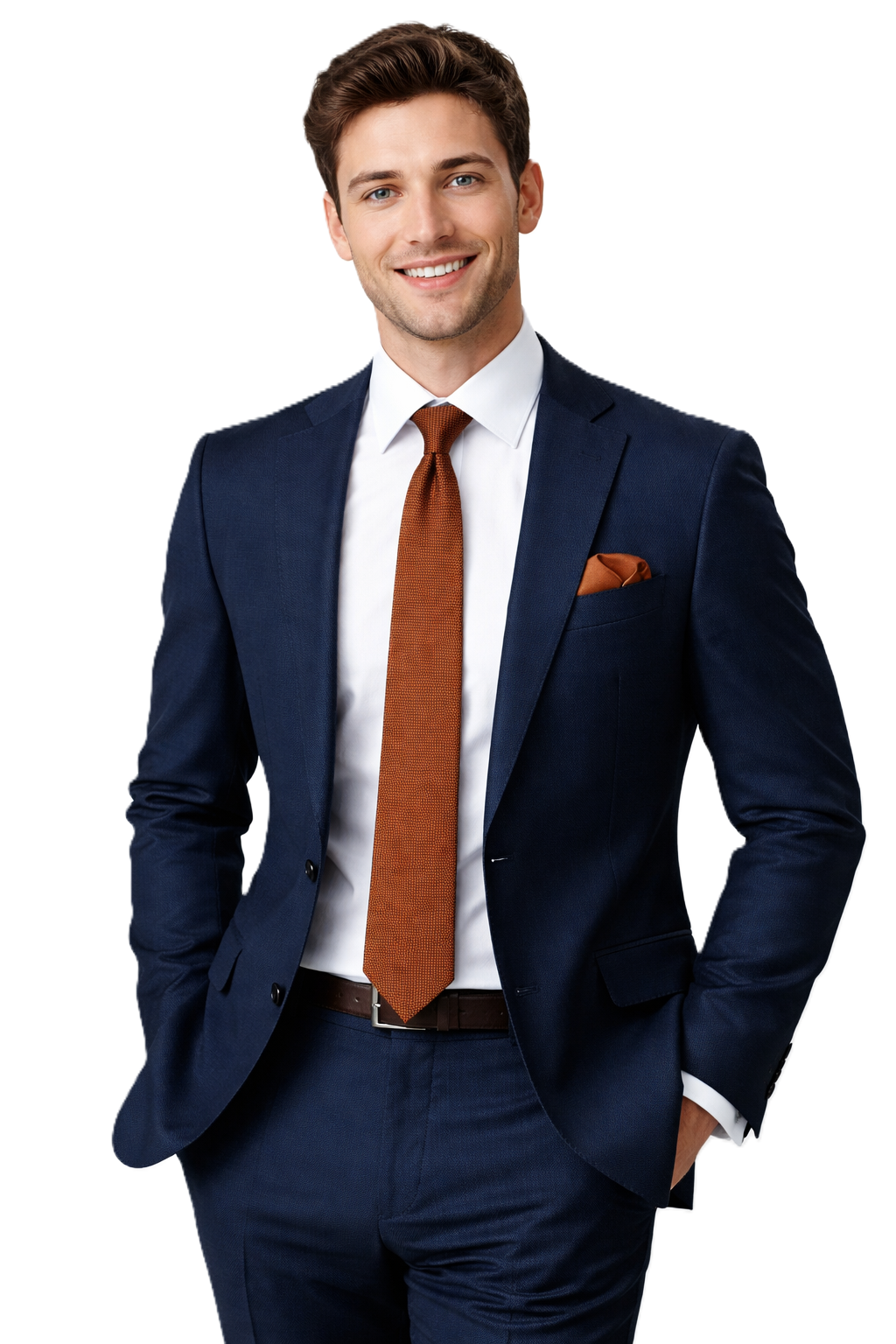 Erkek Kravat Klasik Mendilli Şık Kolay Şekil Alan Leke Tutmaz Küçük Kare Desenli Dar Tasarım