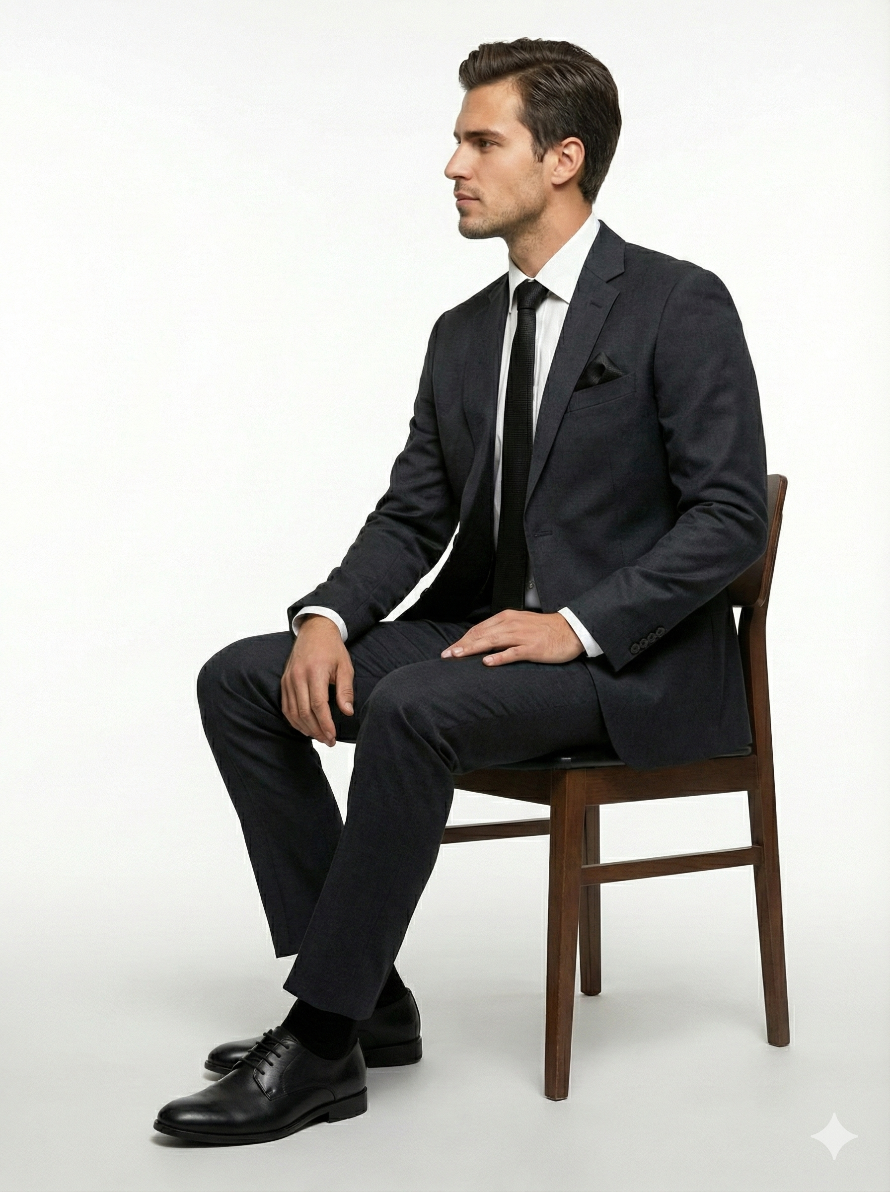 Oppland Erkek Kravat Klasik Mendilli Şık Kolay Şekil Alabilen Leke Tutmaz Küçük Şık Kare Desenli Modern Uyumlu Geniş Tasarım