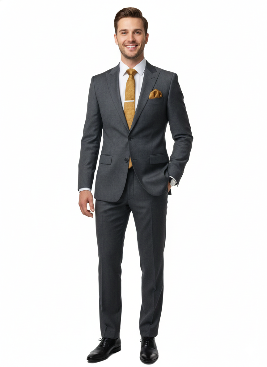 Oppland Erkek Kravat Klasik Mendilli Şık Kolay Şekil Alabilen Leke Tutmaz Pastel Tasarım Slim Model ince Uyumlu Tasarım