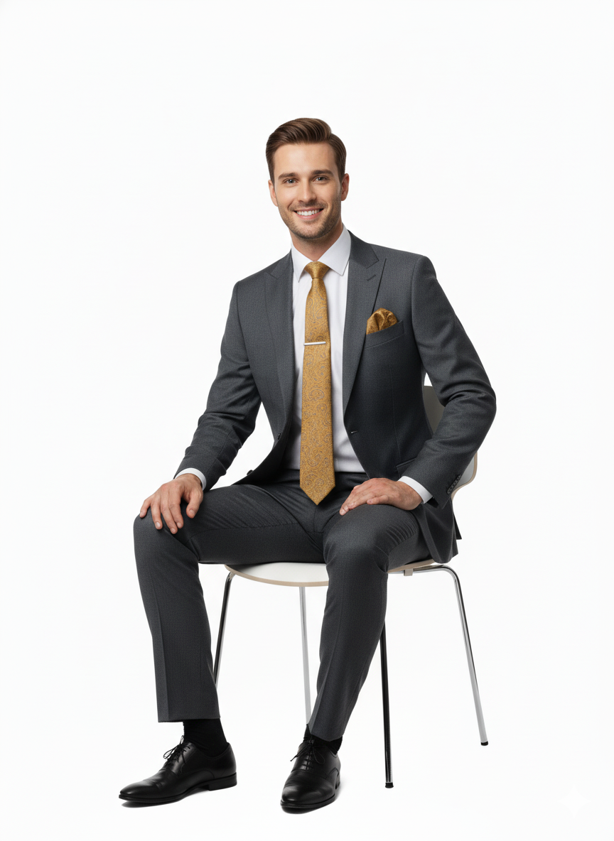 Oppland Erkek Kravat Klasik Mendilli Şık Kolay Şekil Alabilen Leke Tutmaz Pastel Tasarım Slim Model ince Uyumlu Tasarım