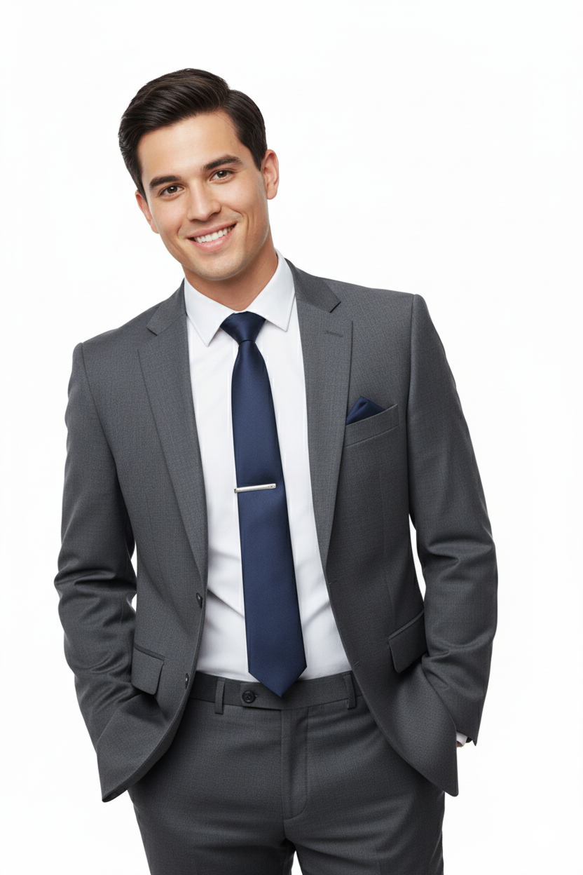 Oppland Erkek Mat Saten Kumaş Kravat Klasik Mendilli Şık Kolay Şekil Alabilen Leke Tutmaz Slim Model ince Uyumlu Tasarım