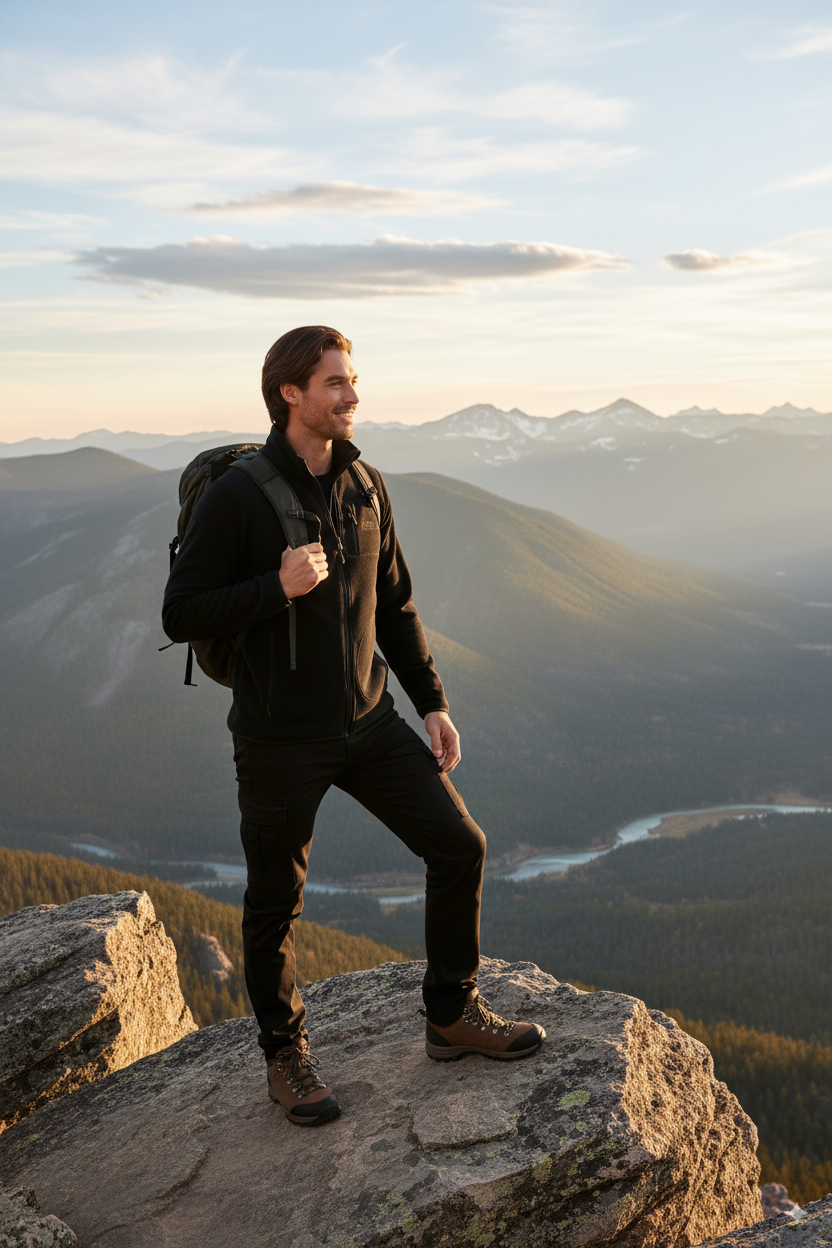 Erkek Kışlık Polar Sweatshirt Hırka Önü Ve Cepleri Fermuarlı Hakim Yaka TamKalıp Antipilling