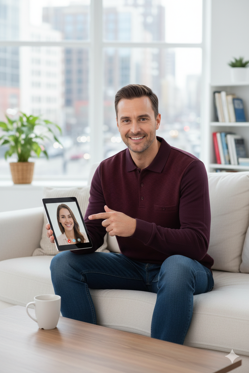 Erkek Kışlık Kazak Pamuklu Düğmeli Polo Yaka Cepli Uzun Kollu Klasik Desenli Rahat Kesim